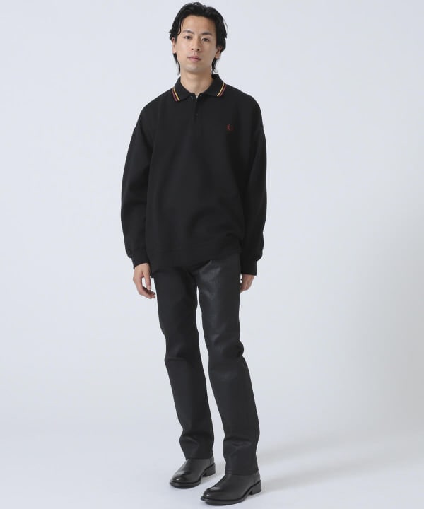 FRED PERRY × BEAMS 別注 Long Sleeve Pique Polo Shirt｜ビームス ...