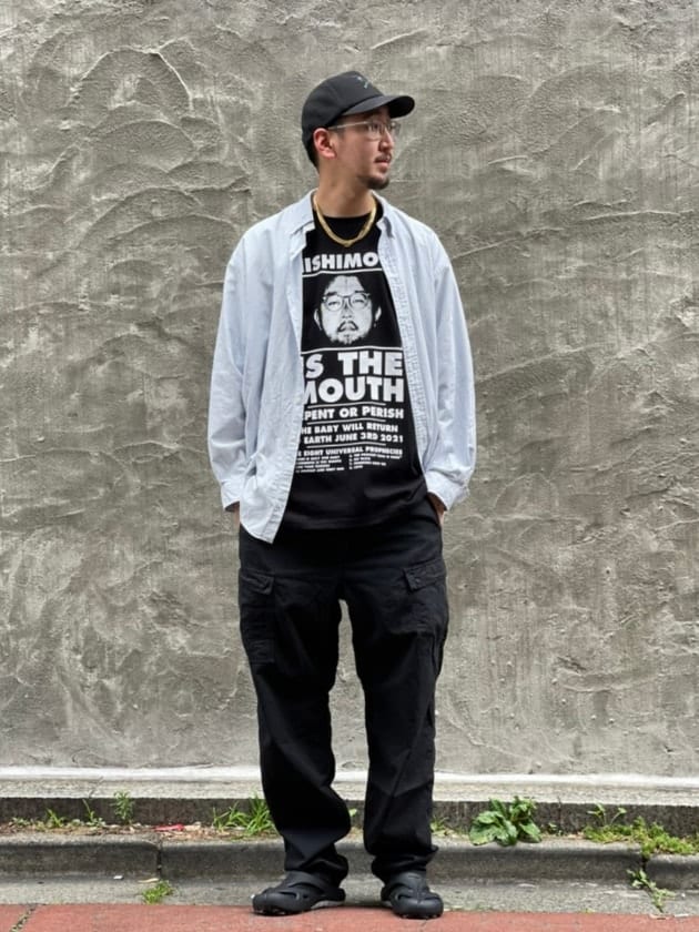 見事な THE IS NISHIMOTO MOUTH Tシャツ doooo × Tシャツ/カットソー(半袖/袖なし)