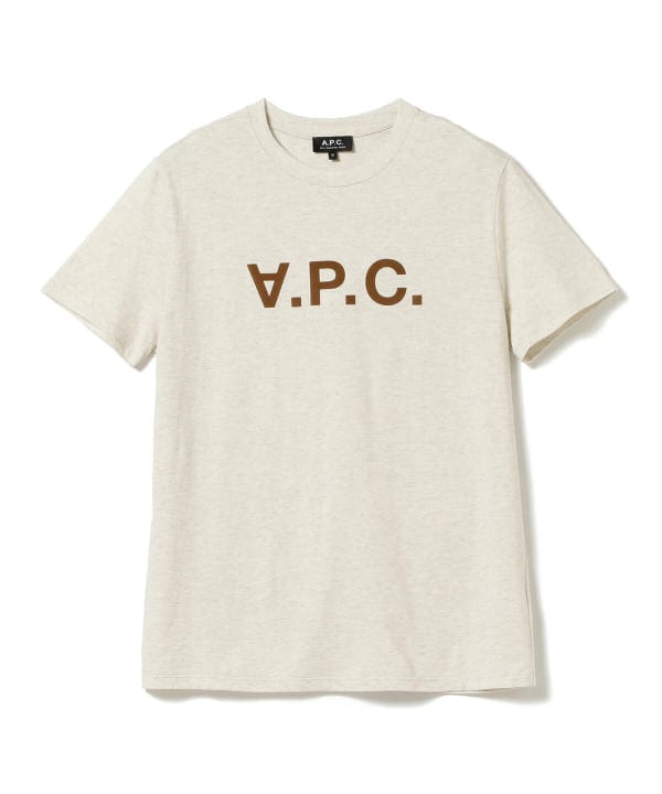 【未使用】A.P.C.欠けロゴ半袖Tシャツ(レディースM)apc アーペーセー