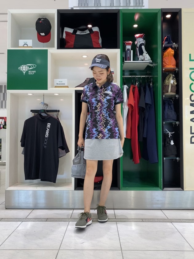 80's 幾何学パターン”メンフィス”×ゴルフ】｜ビームス ゴルフ 小田急