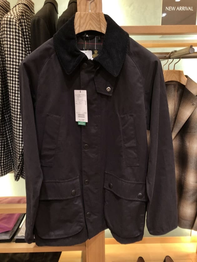 Barbour BEDALE SL ピーチスキン