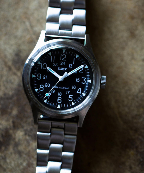 TIMEX＞ × ＜BEAMS＞ 別注 CAMPER STAINLESS STEEL 3針ウォッチ｜ビームス 広島｜BEAMS