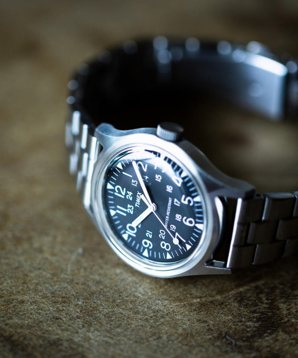 TIMEX＞ × ＜BEAMS＞ 別注 CAMPER STAINLESS STEEL 3針ウォッチ｜ビームス 広島｜BEAMS