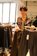 メンズノンノモデル中川さんが着こなすアロハシャツ