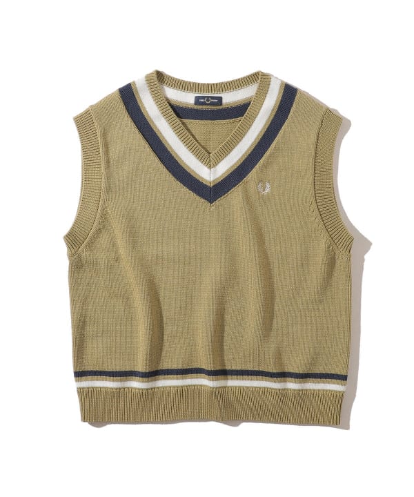 FRED PERRY × BEAMS / 別注 Cable Knit Vest