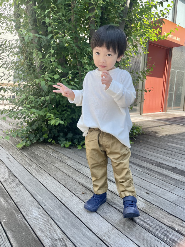 ＜こども ビームス＞早くも登場！カッコカワイイ長そでさん。