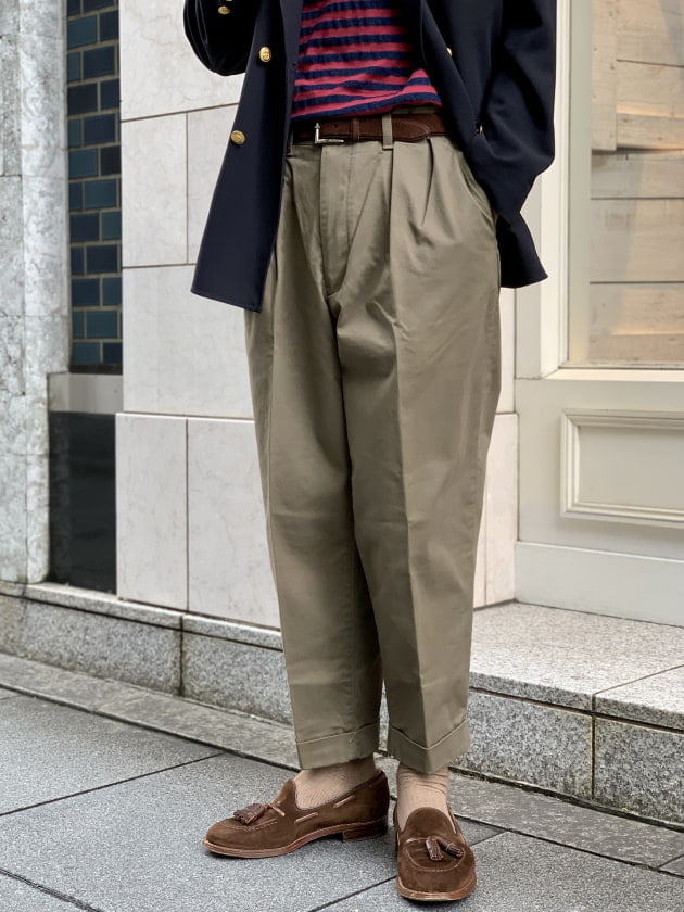 Standard Chino Trousers ～BEAMS PLUS 2Pleats～｜BEAMS PLUS