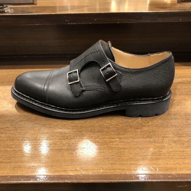 Paraboot / POE スコッチレザー ダブルモンクストラップシューズ