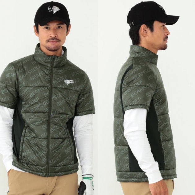 【超美品】BEAMSGOLF♥️ジャケット BEAMS F（ビームスF）NEW EASY ANGELICO リネンウール ソリッド