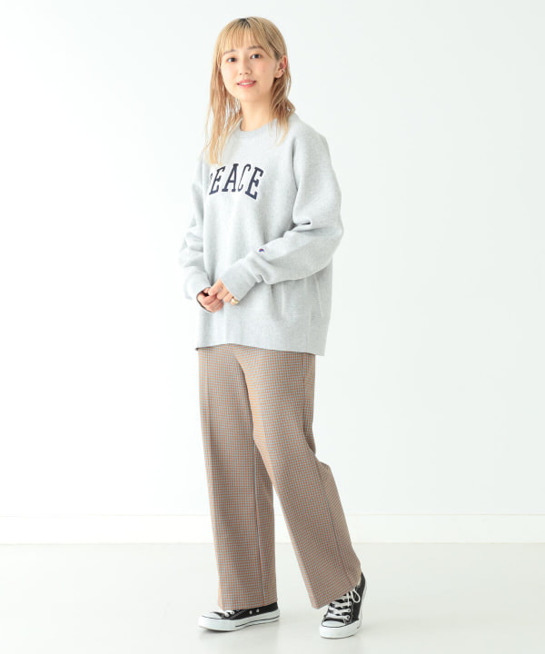 2021秋冬新作！＜Champion × BEAMS BOY＞ 別注 リバースウィーブ