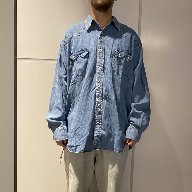 BEAMS JAPAN デニム ウエスタン シャツ size L SSZ