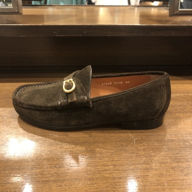 POLPETTA STRAP MONK ポルペッタ スエードストラップローファー POLPETTA STRAP MONK ポルペッタ スエードストラップローファー