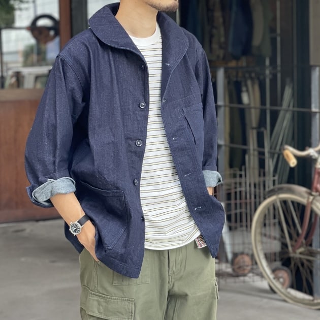 全品無料 ENGINEERED GARMENTS バンドカラー カバーオール namaste