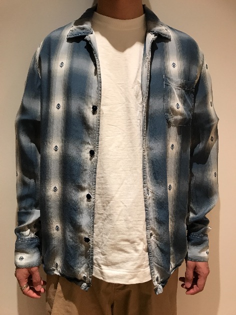 ★美品★REMI RELIEF×BEAMS PLUSオープンカラーシャツS