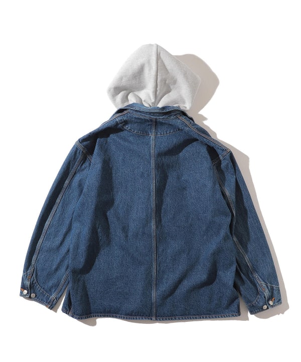 orSlow × BEAMS 別注 Sweat Hoody Denim Jacket｜ビームス 広島｜BEAMS