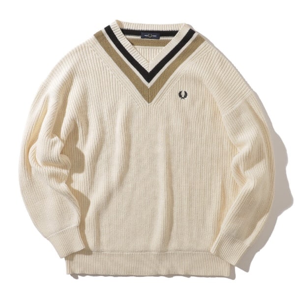 BEAMS的！〈FRED PERRY〉定番のチルデンニット！｜ビームス 二子玉川