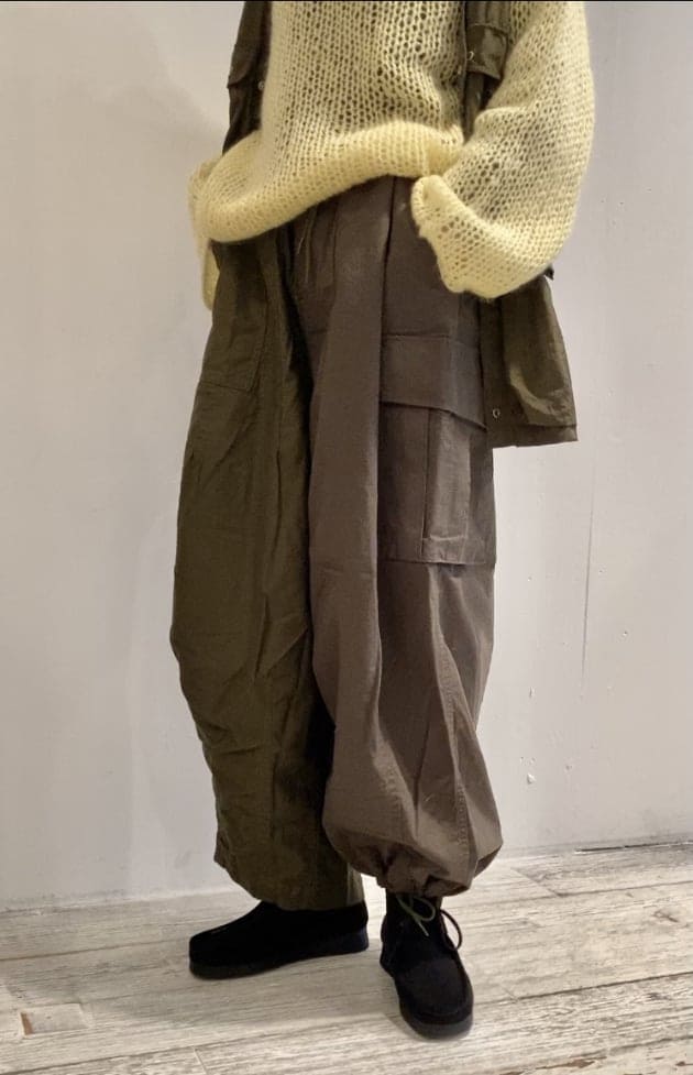 Needles ／BEAMS BOY ブラウン ペイズリー柄 トラックパンツ Needles ／BEAMS BOY ブラウン ペイズリー柄 トラックパンツ