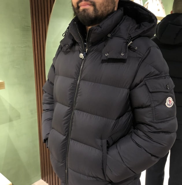 Moncler Maya BEAMS別注サイズ0 2019年モデルネイビーメンズ