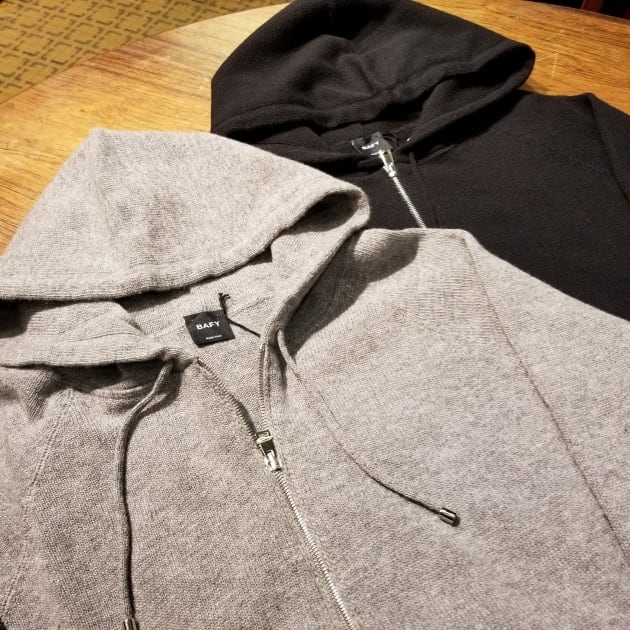 く*う様 BAFY × BEAMS F / 別注 ウール ニットパーカ BEAMS F（ビームスF）【別注】BAFY / ウール ニットパーカ