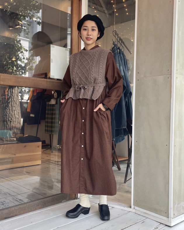 秋の柔らかワンピース ビームス ボーイ 原宿 Beams