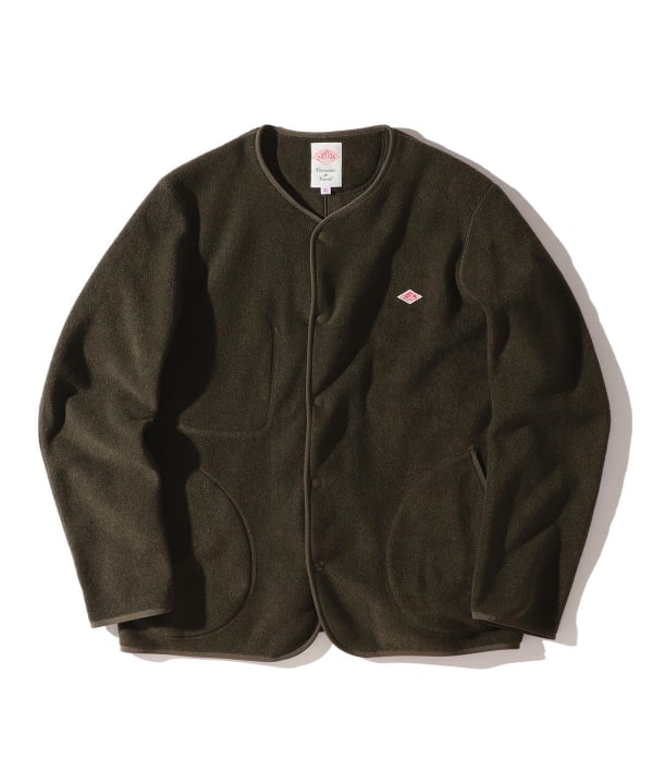 サイズ44 DANTON × BEAMS/ 別注 Fleece Cardigan-