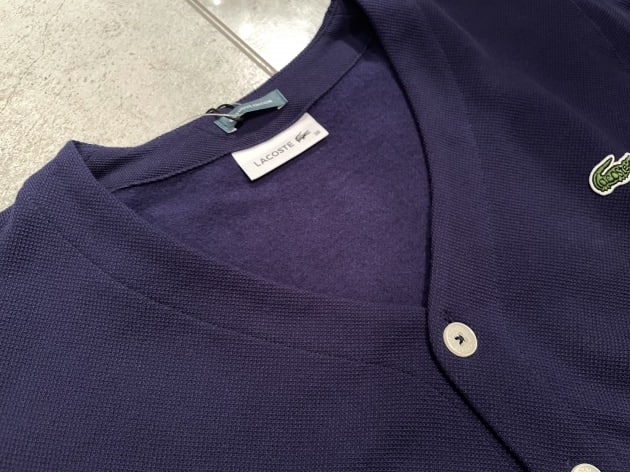 LACOSTE - ラコステ ビームスボーイ 別注 Vネックカーディガン