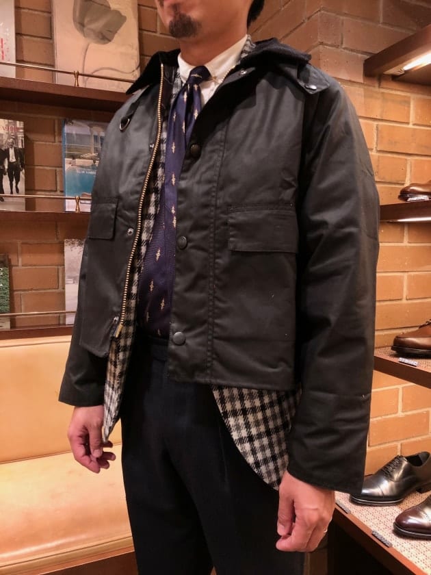 Barbour」人気モデルSPEYと新たなSTAFF石原と。｜ビームス 銀座｜BEAMS