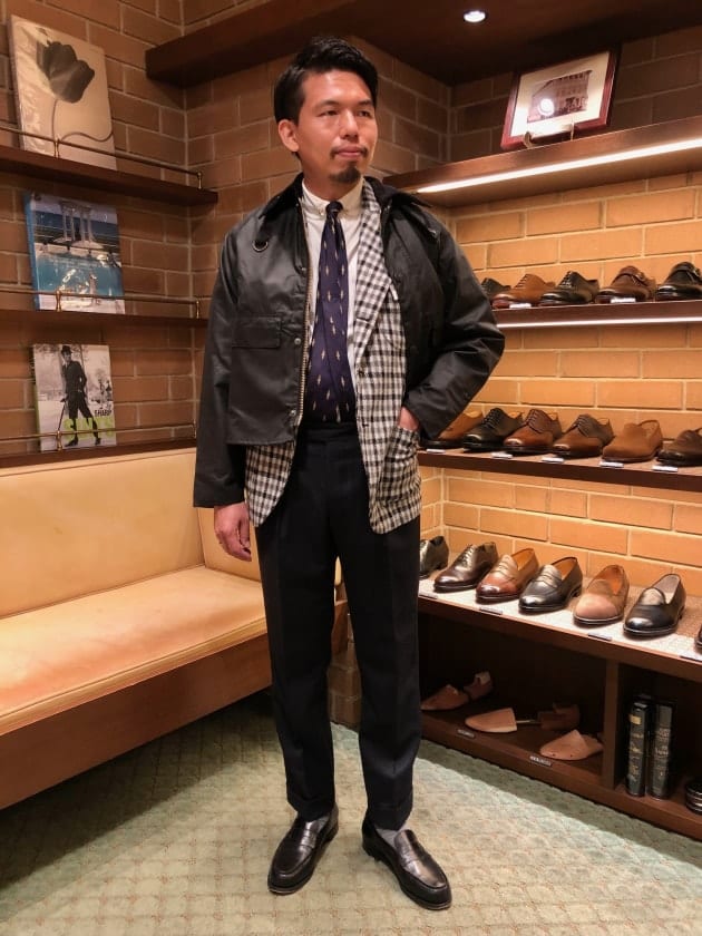 Barbour」人気モデルSPEYと新たなSTAFF石原と。｜ビームス 銀座｜BEAMS