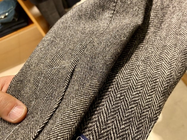 LARDINI（ラルディーニ）＞イタリアンなヘリンボーンジャケット