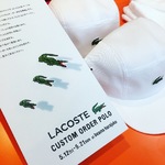 明日 5/12(金)から「LACOSTE CUSTOM ORDER POLO」