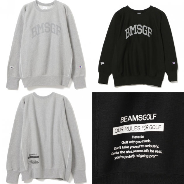 即日発送】 BEAMS GOLF ✖️ Champion コラボ スウェット メンズ