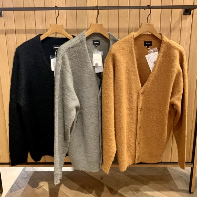 BEAMS / ビームス】21AW ソリッドシャギーカーディガン モヘア Ｌ