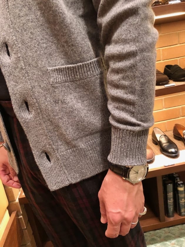 FILIPPO DE LAURENTIIS」大人のBEAMS 別注ニットカーディガン