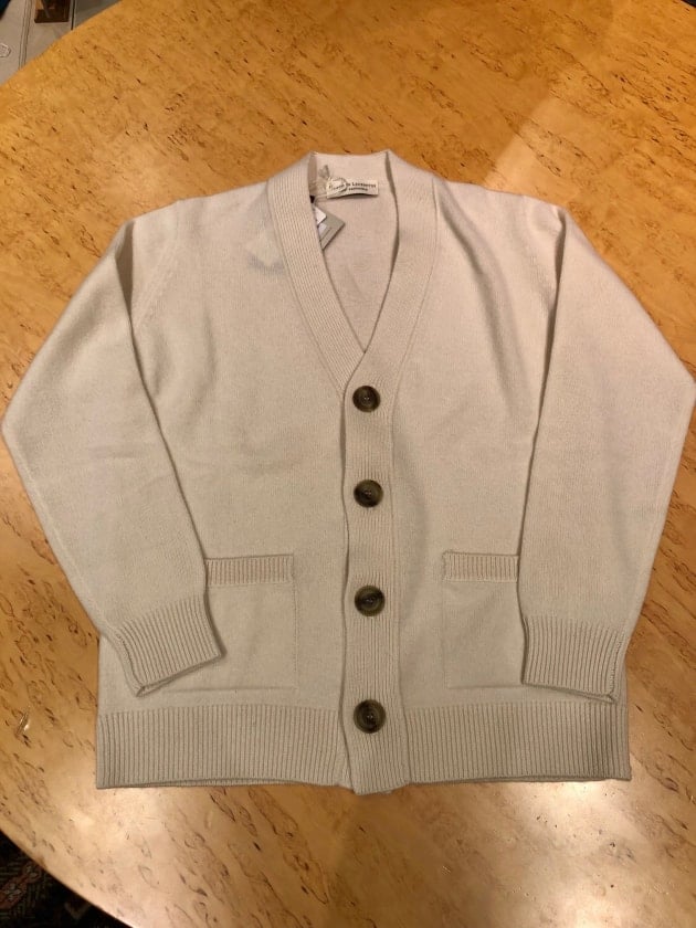 FILIPPO DE LAURENTIIS」大人のBEAMS 別注ニットカーディガン