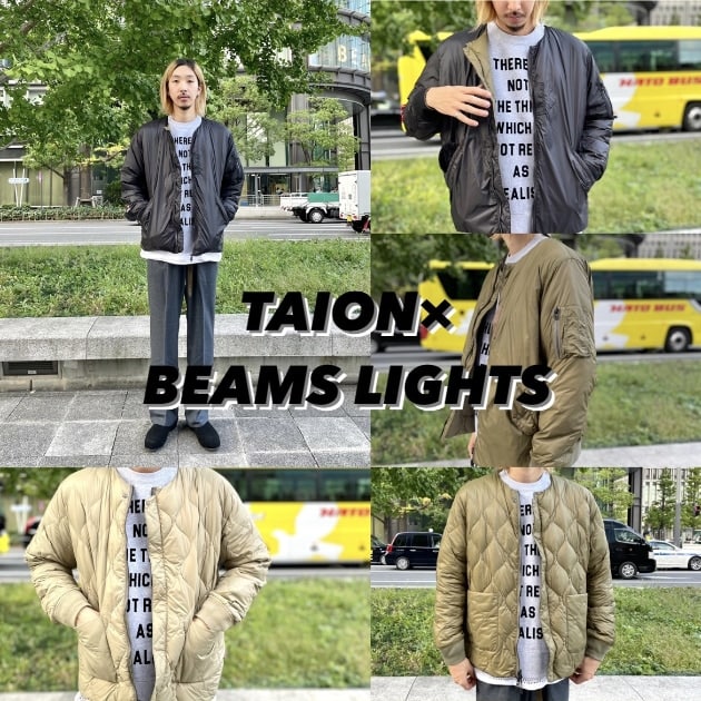 TAION × BEAMS LIGHTS リバーシブル MA-1 インナーダウン