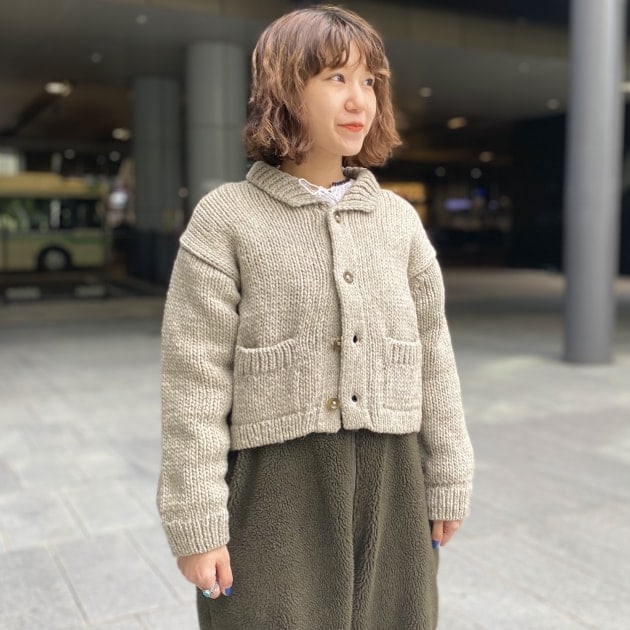 TORI-TO ビームスボーイ 刺繍カーディガン ペルー製 М最低