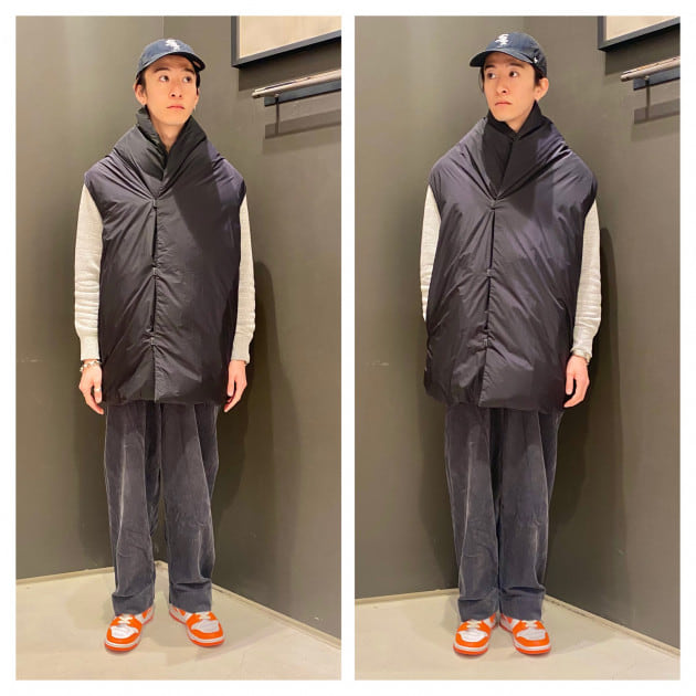 2定価teatora roomkey vest black サイズ2 - ダウンベスト