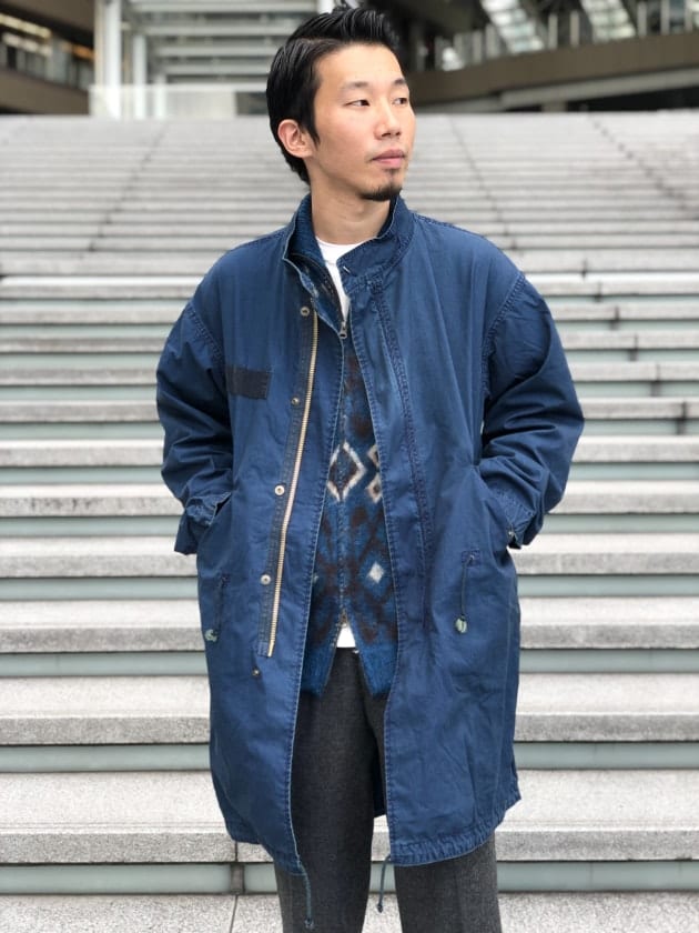 別注 M65 Parka Indigo REMI RELIEF（レミレリーフ）の「REMI RELIEF × BEAMS PLUS / 別注 M65
