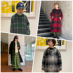 【ニコタマ着回し企画】スライバータータンチェックコートを着回し！