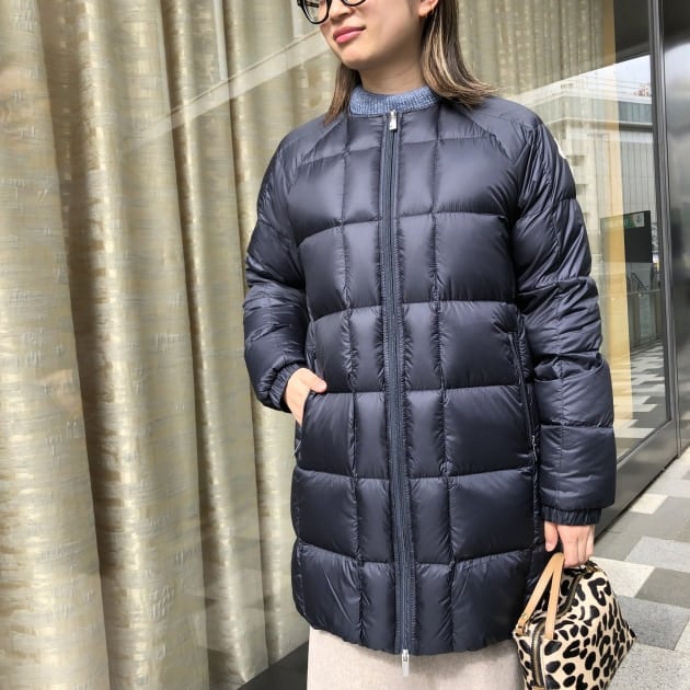 PYRENEX 村山佳世子 BEAMS ノーカラー ダウンコート ジャケット 知る人ぞ知る。機能性と洒落感を両得した最強ダウン｜ビームス 二子