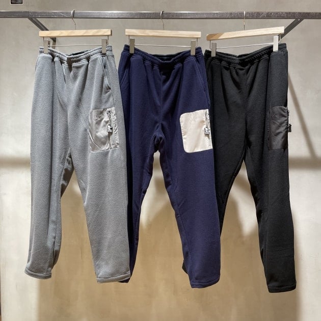 kinema pigment dyed sweat 遠し pants グレー