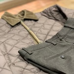 着ると、暖かい。