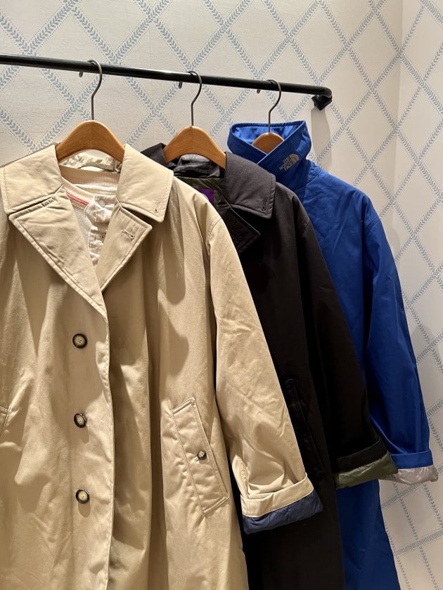 中綿は付いていませんBEAMS BOY　NORTH FACE　ステンカラーコート