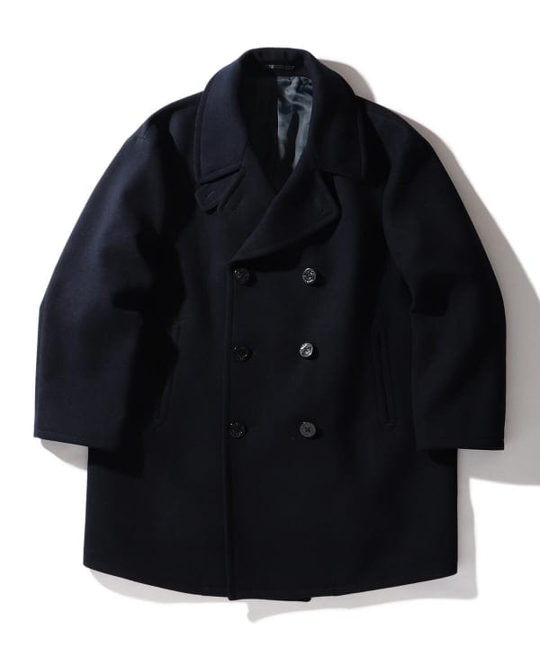 BEAMS フリースイージーピーコートネイビー XL