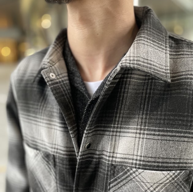 licht bestreben チェック　シャツブルゾン　2 今夜もシュルシュルシュル〜【シャツブルゾン！？編】｜ビームス 梅田