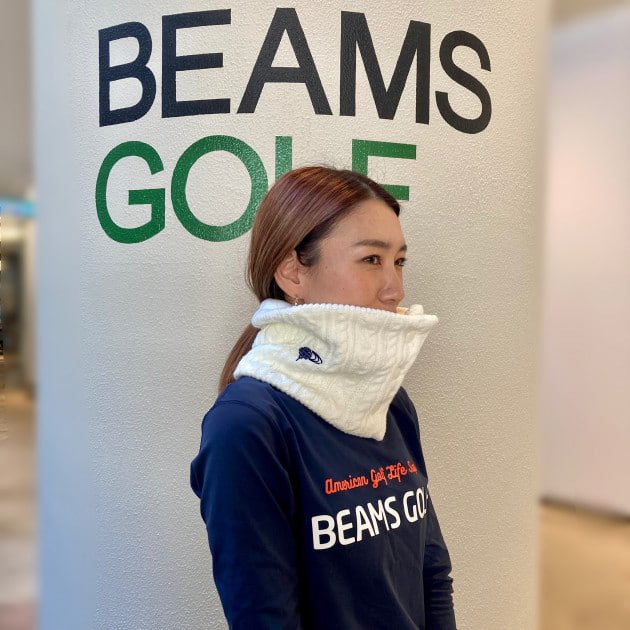 ブラック ビームスゴルフ ビームス BEAMSGOLF ネックウォーマー