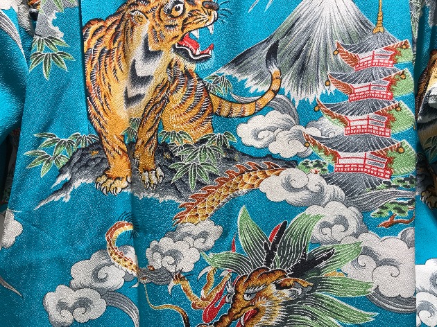 サンサーフ　ビームスボーイコラボ　アロハシャツ　龍　ドラゴン サンサーフ ビームスボーイコラボ アロハシャツ 龍 ドラゴン