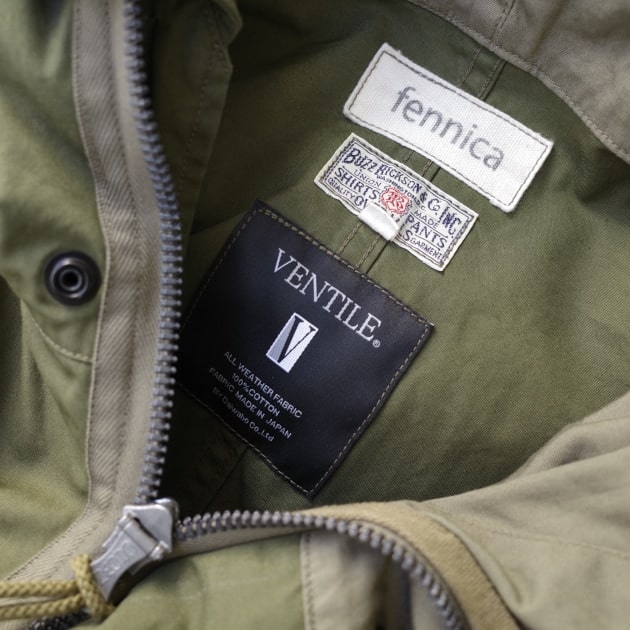 BUZZ RICKSON'S × fennica別注M48 フィッシュテールパーカ