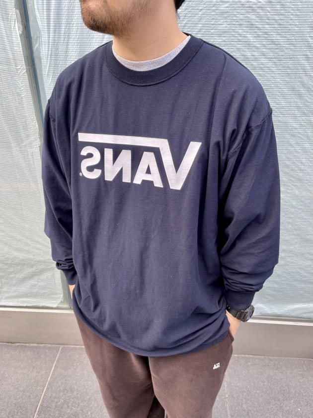 A.H × VANS for BEAMS 2サイド ロングスリーブ Tシャツ