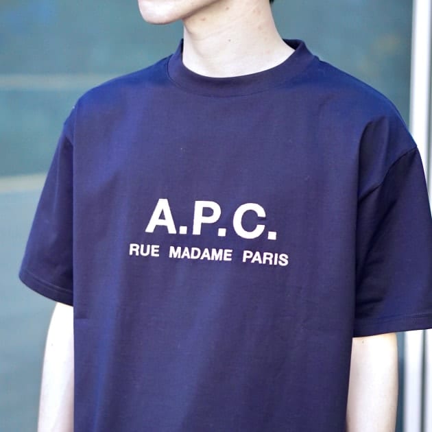 A.P.C.▽▽BEAMS LIGHTS別注ロゴクルーネック-